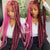 Two tone jumbo knotless sleek braids wig