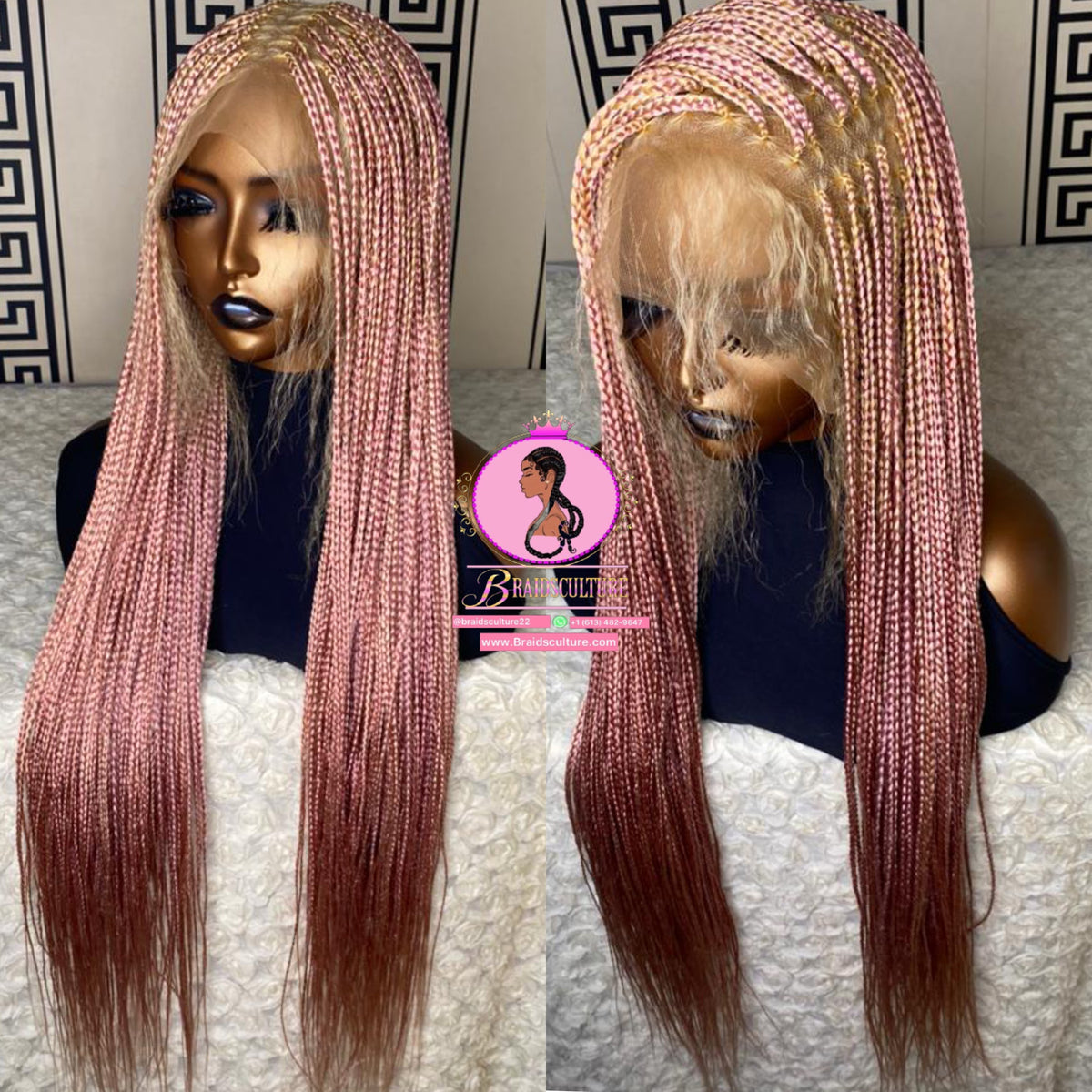 African Handmade Braided Wigs For Women Online | Highlights | Frontals ...