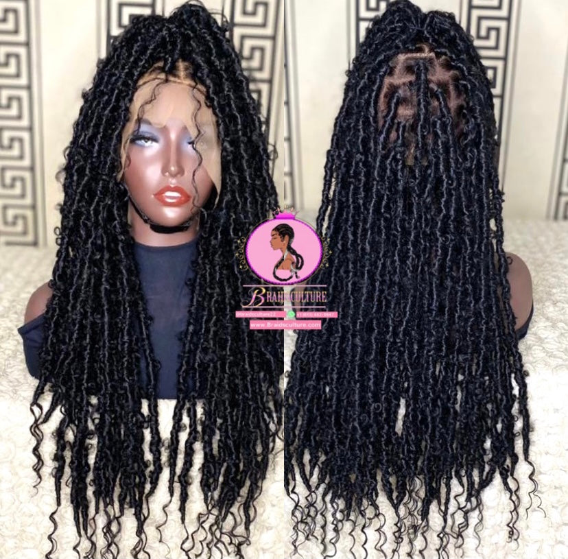 Front Lace Butterflylocs Wig,dreadlocks Wig Full Lace Wig Goddess